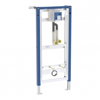 Geberit Duofix Frame for Urinal With Pipe Interrupter 1300mm x 500mm Blue