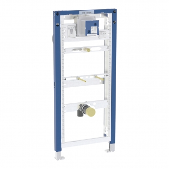 Geberit Duofix Universal Urinal Frame for Spray Head 500mm W x 1120 - 1300mm H - Blue