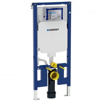 Geberit Duofix UP720 WC 1140mm Toilet Frame With 80mm Sigma Cistern - Blue