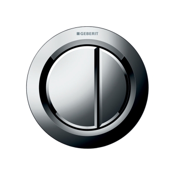 Geberit Low Height Furniture Concealed Cistern with Remote Flush Actuation 355mm High - Gloss Chrome | Product Image