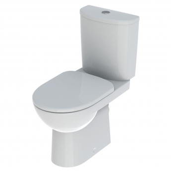 Geberit Selnova Close Coupled Toilet with Push Button Cistern - Soft Close Seat