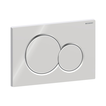 Geberit Sigma01 Dual Flush Plate - Gloss Chrome | Product Image