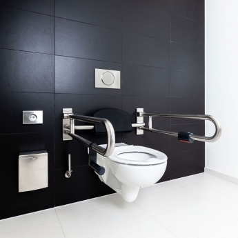 Geberit Sigma10 Single Flush Plate - Matt Chrome/Gloss Chrome