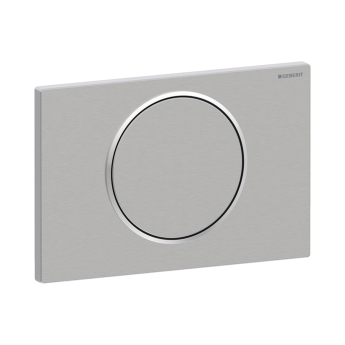 Geberit Sigma10 Single Flush Plate Steel | Product Image
