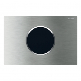 Geberit Sigma10 Mains Operated Touchless and Anti Vandal Flush Plate for Cistern - Brushed Steel
