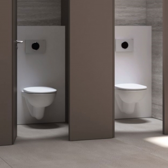 Geberit Sigma10 Mains Operated Touchless and Anti Vandal Flush Plate for Cistern - Brushed Steel