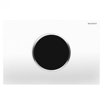 Geberit Sigma10 Battery Operated and Touchless Flush Plate for Cistern White