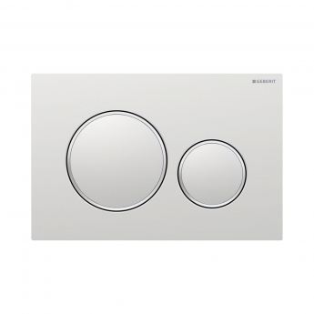 Geberit Sigma20 Dual Flush Plate - Matt Chrome