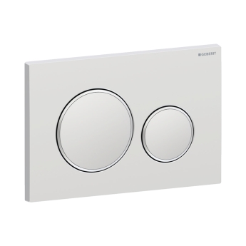Geberit Sigma20 Dual Flush Plate - Matt Chrome | Product Image