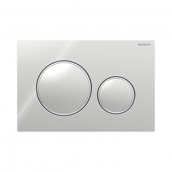 Geberit Sigma20 Dual Flush Plate Polished Chrome