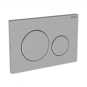 Geberit Sigma20 Dual Flush Screwable Plate - Stainless Steel/Brush/Polish