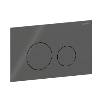 Geberit Sigma40 Round Dual Flush Plate - Lava Glass | Product Image