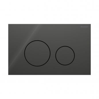 Geberit Sigma40 Round Dual Flush Plate - Lava Glass