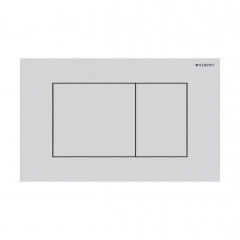 Geberit Sigma40 Square Dual Flush Plate - Matt White | Product Image
