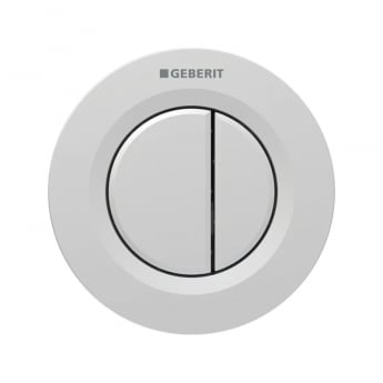 Geberit Type 01 Dual Flush Plate Button for 120mm and 150mm Concealed Cistern - Matt Chrome