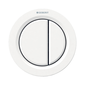 Geberit Type 01 Pneumatic Dual Flush Plate Button for Concealed Cistern | Product Image