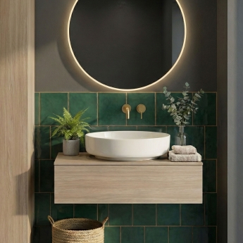 Geberit VariForm Wall Hung 1-Drawer Vanity Unit 750mm Wide | Product Image