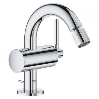 Grohe Atrio M-Size Bidet Mixer Tap and Pop Up Waste - Chrome