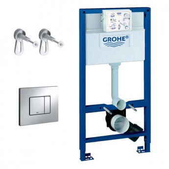 Grohe Rapid SL 3 in 1 WC Frame Set with Fixings
