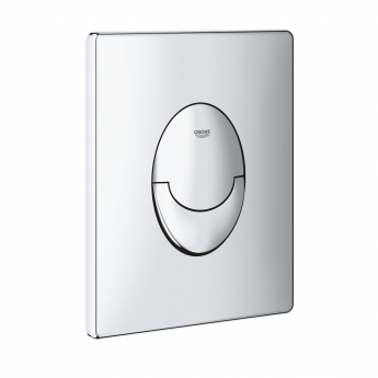 Grohe Skate Air Dual Button Flush Plate Portrait Chrome