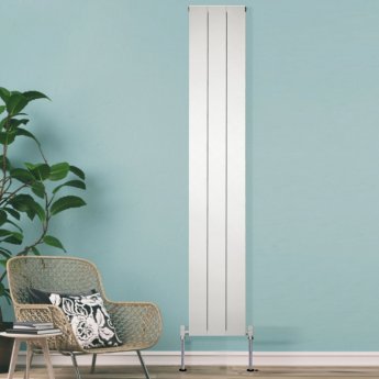 Heatwave Lifton White Vertical Aluminium Radiator 1800mm (H) x 305mm (W) | Product Image