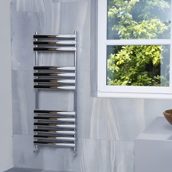 Heatwave Dorney Designer Heated Towel Rail 1200mm H x 500mm W - Chrome