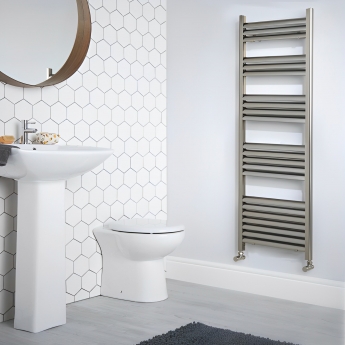 Heatwave Haven Champagne Aluminium Ladder Towel Rail 1400mm (H) x 500mm (W)