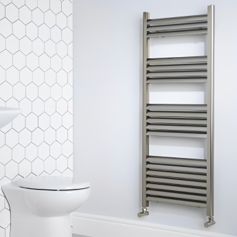 Heatwave Haven Champagne Aluminium Ladder Towel Rail 1200mm (H) x 500mm (W)