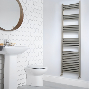 Heatwave Haven Champagne Aluminium Ladder Towel Rail 1600mm (H) x 300mm (W) | Product Image