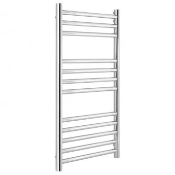 Heatwave Eversley Straight Ladder Towel Rail 800mm H x 600mm W - Polished Stainless Steel