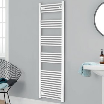 Heatwave Harmony White Ladder Towel Rail 1800mm (H) x 600mm (W)