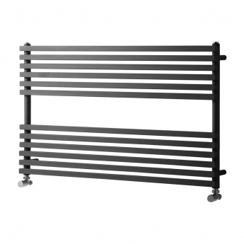 Heatwave Tropic Anthracite Designer Ladder Towel Rail 600mm (H) x 1000mm (W)