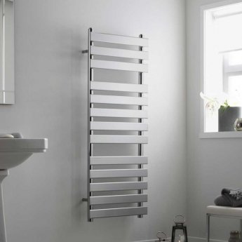 Heatwave Sierra Chrome Designer Towel Rail 1200mm (H) x 500mm (W)