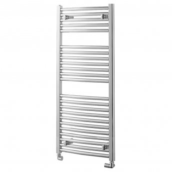 Heatwave Tempo Curved Chrome Ladder Towel Rail 1200mm (H) x 400mm (W)