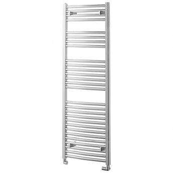 Heatwave Tempo Curved Chrome Ladder Towel Rail 1400mm (H) x 400mm (W)