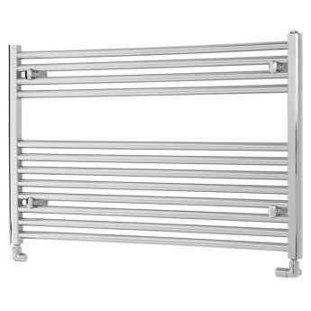Heatwave Tempo Chrome Horizontal Heated Ladder Towel Rail