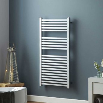 Heatwave Zephyr Szquare Bar Heated Ladder Towel Rail