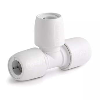 Hep2O Equal Tee White 15mm (Pack of 10) | Product Image