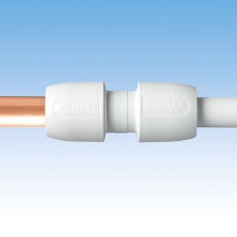 Hep2O Polybutylene Plastic Barrier Pipe Coil 15mm x 50m | Product Image