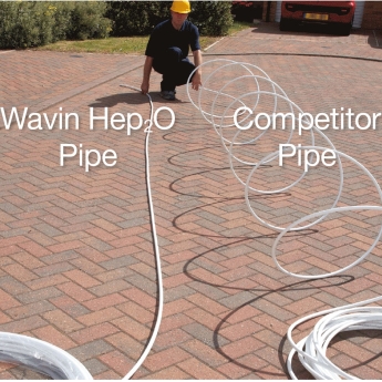 Hep2O Polybutylene Plastic Barrier Pipe Coil 15mm x 50m | Product Image