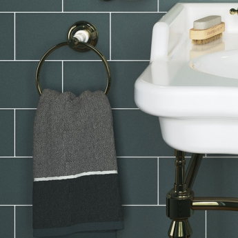 Heritage Clifton Towel Ring - Vintage Gold | Product Image