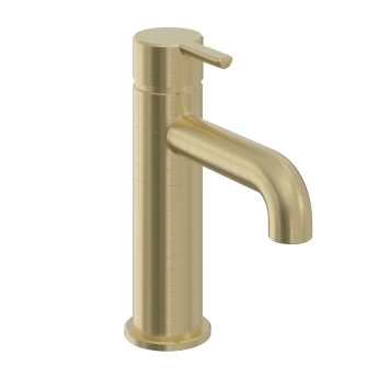 Heritage Dartmouth Basin Mixer Tap - Brushed Brass | Product Image