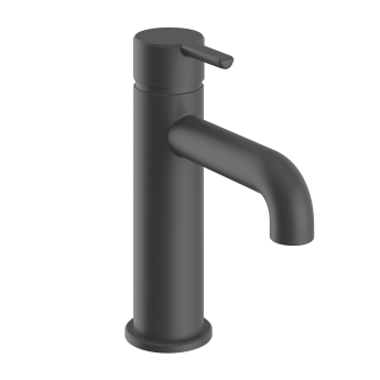 Heritage Dartmouth Basin Mixer Tap - Matt Black | Product Image
