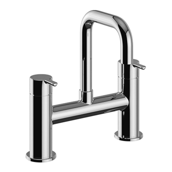 Heritage Dartmouth Bath Filler Tap - Chrome | Product Image