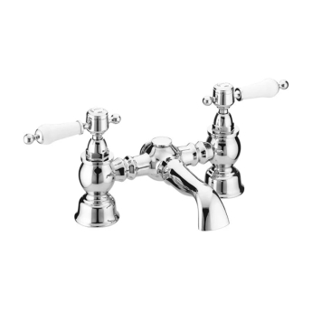 Heritage Glastonbury Bath Filler Tap - Chrome | Product Image