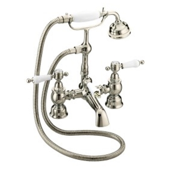 Heritage Glastonbury Bath Shower Mixer Tap - Vintage Gold | Product Image