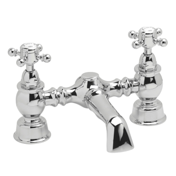 Heritage Hartlebury Bath Filler Tap - Chrome | Product Image