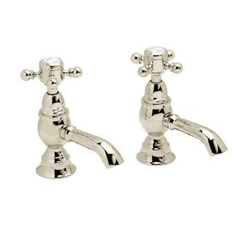 Heritage Hartlebury Basin Taps Pair - Vintage Gold | Product Image