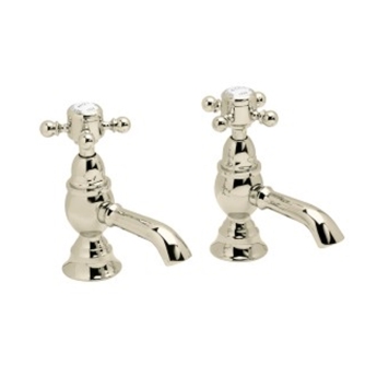 Heritage Hartlebury Basin Taps Pair - Vintage Gold | Product Image