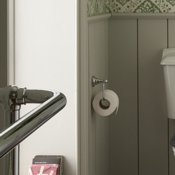 Heritage Holborn Toilet Roll Holder - Chrome | Product Image